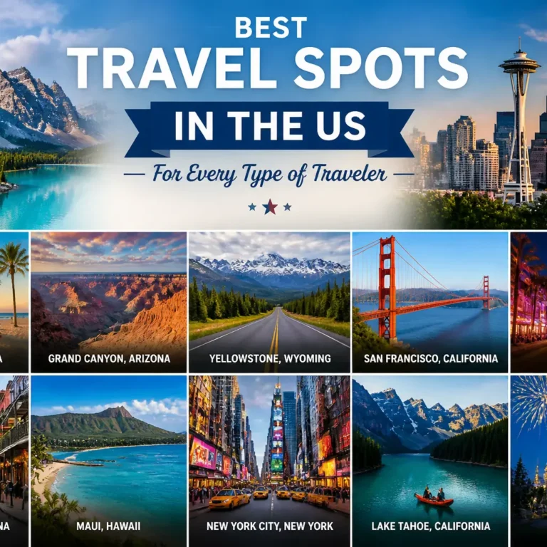 travel spots in the US